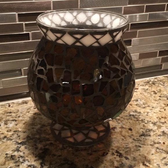 Home Interiors Accents Home Interiors Mosaic Hurricane Candle